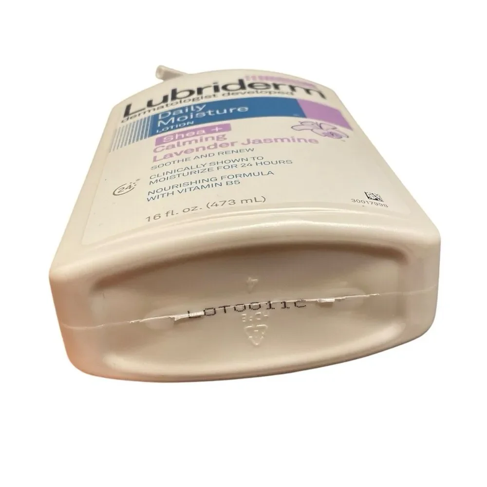 Lubriderm Daily Moisture Lotion Shea + Calming Lavender Jasmine 16 Fl‎ Oz NEW